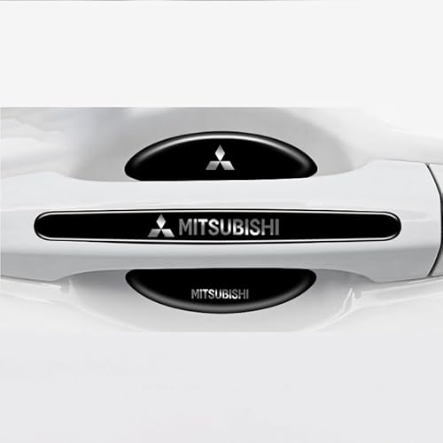 Auto Türgriff Schutzfolie für Mitsubishi Eclipse Cross PHEV Hybrid 2021 2022 2023+, Türgriff Lackschutzfolie Auto Türgriffe Kratzschutz Aufkleber,D von WENNIANJIA