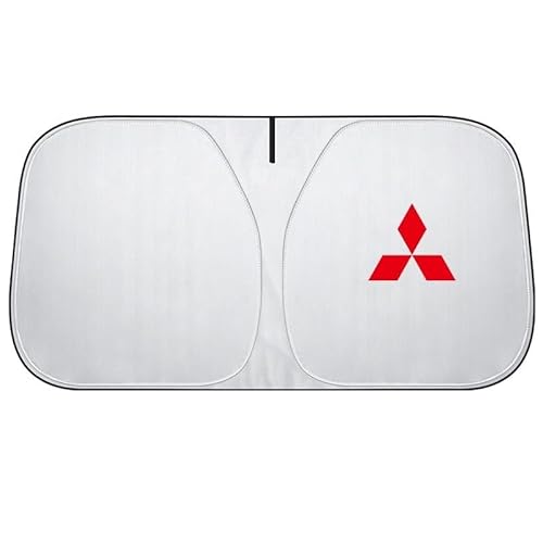 Auto Windschutzscheibe Sonnenschirm für Mitsubishi Eclipse Cross PHEV Hybrid 2021 2022 2023+, UV-Schutz Auto Sonnenblende Autoscheiben Sonnenschutz,145cm*80cm von WENNIANJIA
