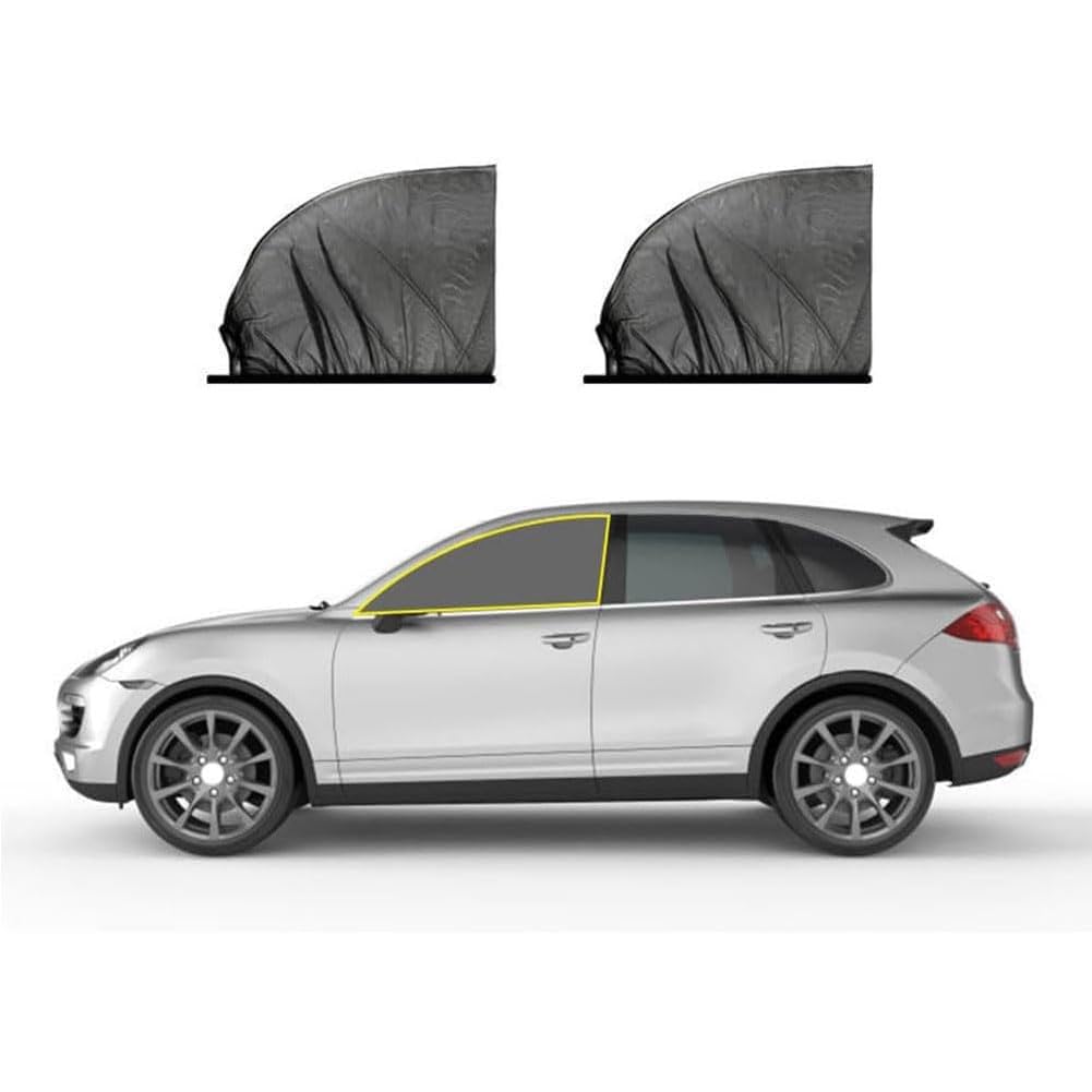 Auto-Seitenfenster Schatten Für Be-nz C-Class W205 2014-2021(snap-fit), Uv-Schutzabdeckung Netz Anti-MüCken-Atmungsaktives ZubehöR,A/Front-Window von WENYANDP