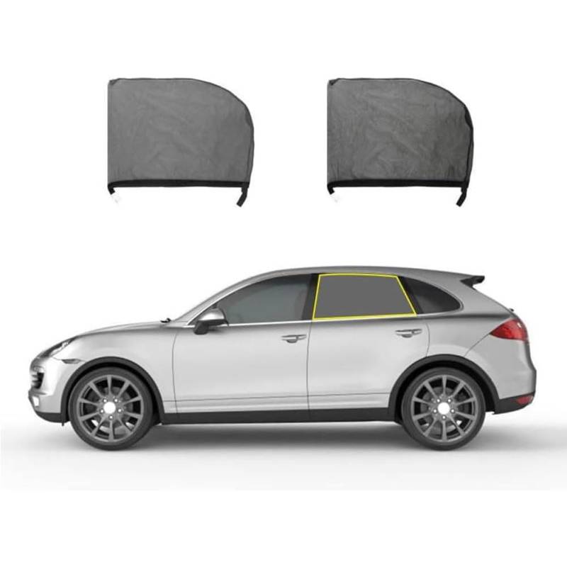 Auto-Seitenfenster Schatten Für Be-nz C-Class W205 2014-2021(snap-fit), Uv-Schutzabdeckung Netz Anti-MüCken-Atmungsaktives ZubehöR,B/Rear-Window von WENYANDP