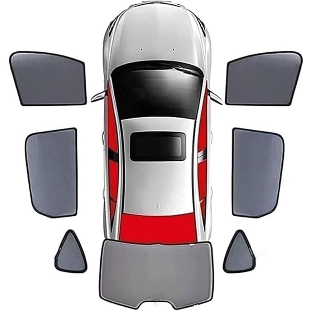 Auto Seitenfenster Sonnenschutz für Honda XRV 2021-2024, Magnetische Vorne Heckscheibe Seite Fenster mit UV Schutz Schutzabdeckung Zubehör,E/Wholecar 7pieces Auto Seitenfenster Sonnenschutz für Honda XRV 2021-2024, Magnetische Vorne Heckscheibe Seite Fenster mit UV Schutz Schutzabdeckung Zubehör,E/Wholecar 7pieces von WENYANDP