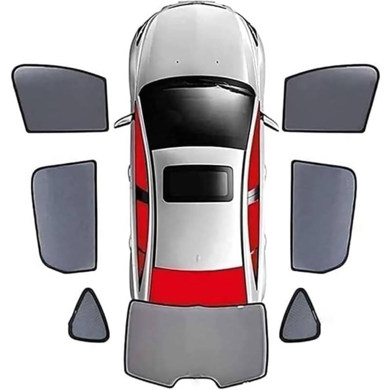 Auto Seitenfenster Sonnenschutz für Lexus RX 2020-2022, Magnetische Vorne Heckscheibe Seite Fenster mit UV Schutz Schutzabdeckung Zubehör,E/Wholecar 7pieces von WENYANDP