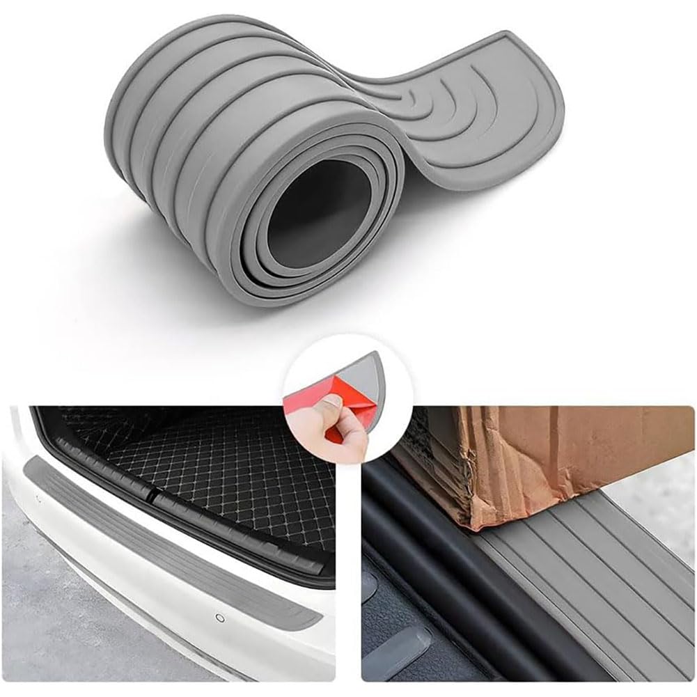 Gummi Schwellerschutz den Kofferraum für Alfa Romeo Spider Type 939 2006-2012, Anti Kratz Einstiegsleisten Schutz Kantenschutz Aufkleber Heckstoßstangenschutz,A/-Sedan35.4"X3.14" Gummi Schwellerschutz den Kofferraum für Alfa Romeo Spider Type 939 2006-2012, Anti Kratz Einstiegsleisten Schutz Kantenschutz Aufkleber Heckstoßstangenschutz,A/-Sedan35.4"X3.14" von WENYANDP