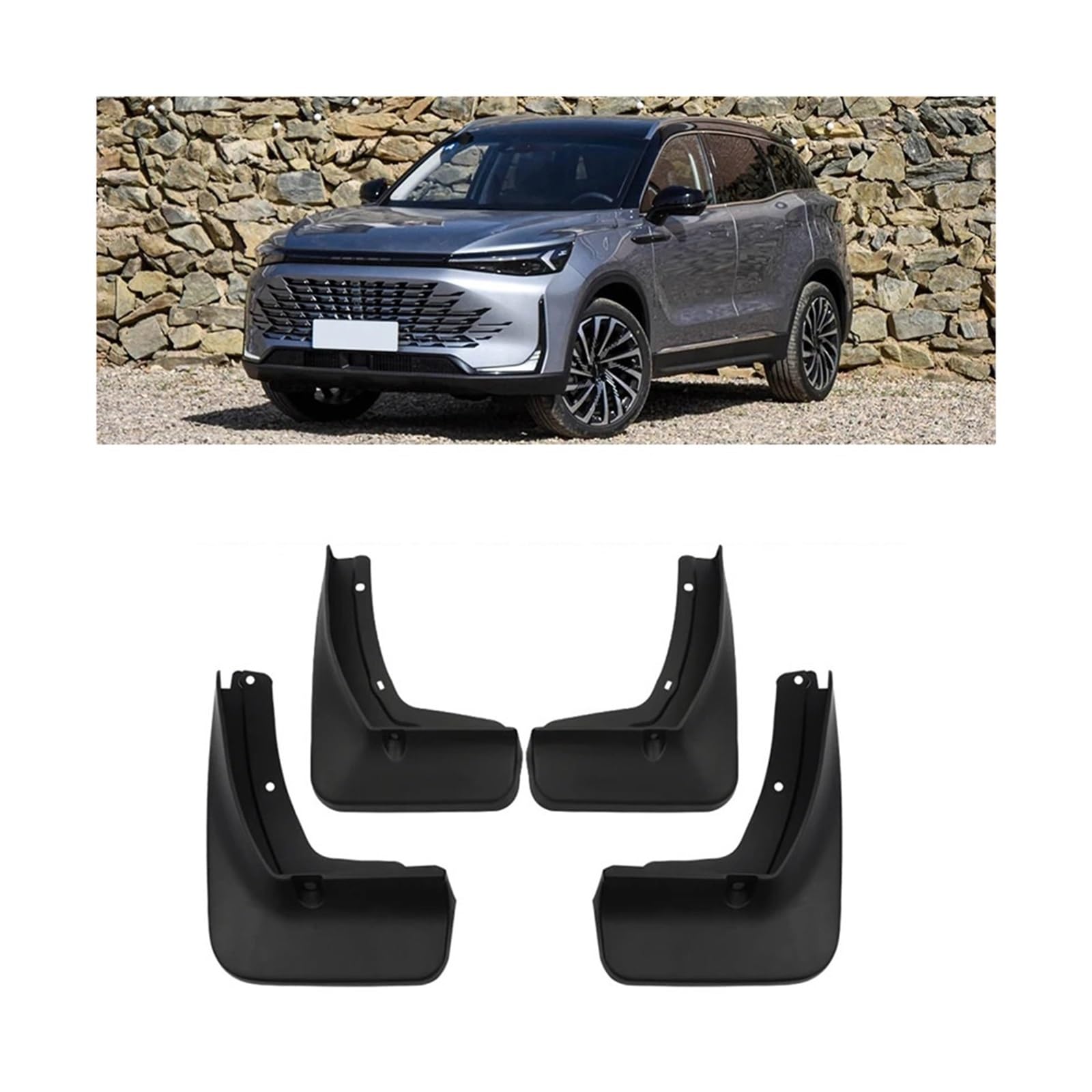 Auto Styling Kompatibel for BEIJING BAIC X75 2024 2025 ABS Auto Schmutzfänger Spritzschutz Kotflügel Schmutzfänger Vorne Hinten Kotflügel auto Zubehör Auto Styling Kompatibel for BEIJING BAIC X75 2024 2025 ABS Auto Schmutzfänger Spritzschutz Kotflügel Schmutzfänger Vorne Hinten Kotflügel auto Zubehör von WEOEQSLP