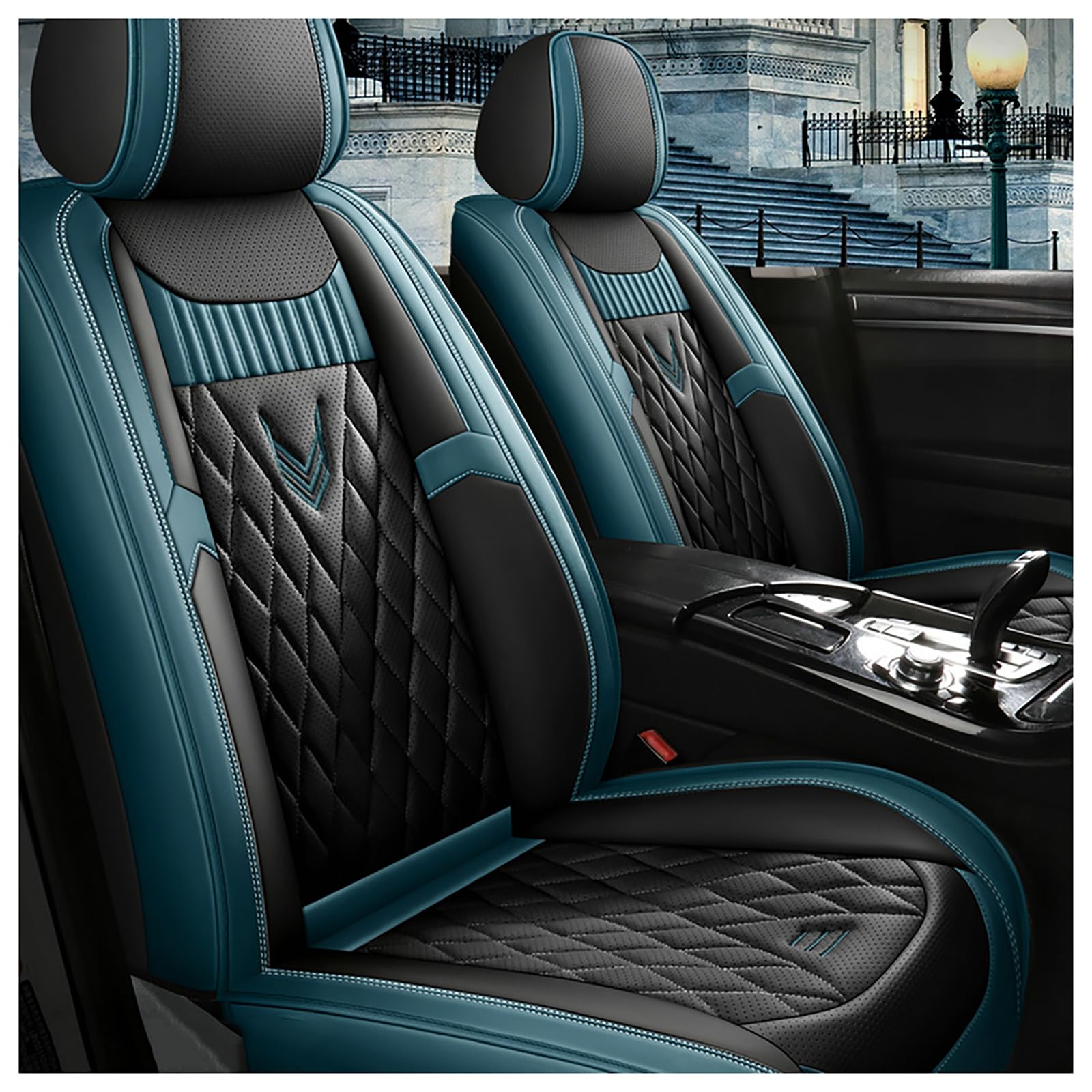 WEQTYSAB Auto-Sitzbezug, für KIA NIRO 2017-2022 2023 5 Seats Bequem Wasserdicht rutschfest Sitzschoner Autositzbezüge Set Autositzschoner Zubehör,C WEQTYSAB Auto-Sitzbezug, für KIA NIRO 2017-2022 2023 5 Seats Bequem Wasserdicht rutschfest Sitzschoner Autositzbezüge Set Autositzschoner Zubehör,C von WEQTYSAB