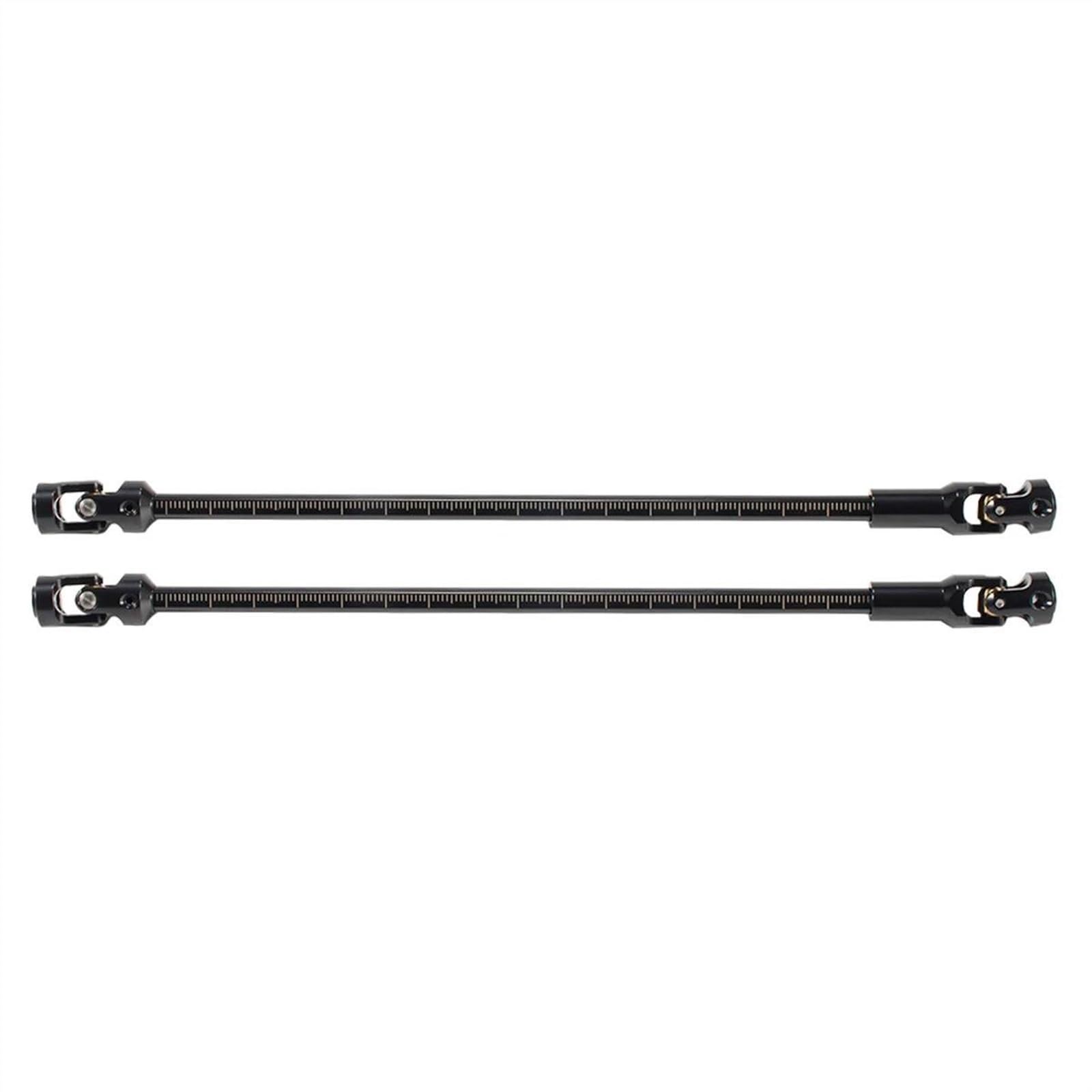 WERGHHG Für Capra Für SCX10 Pro Für Scalers Stahl 68-229mm Länge Antriebswelle Kreuzgelenk Antriebswelle 1/10 RC Crawler Für LCG Rigs Sportliche Auto Teile RC-Cars-Upgrade Teile(Black) von WERGHHG