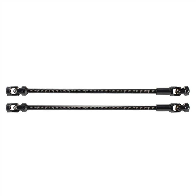 WERGHHG Für Capra Für SCX10 Pro Für Scalers Stahl 68-229mm Länge Antriebswelle Kreuzgelenk Antriebswelle 1/10 RC Crawler Für LCG Rigs Sportliche Auto Teile RC-Cars-Upgrade Teile(Black) von WERGHHG
