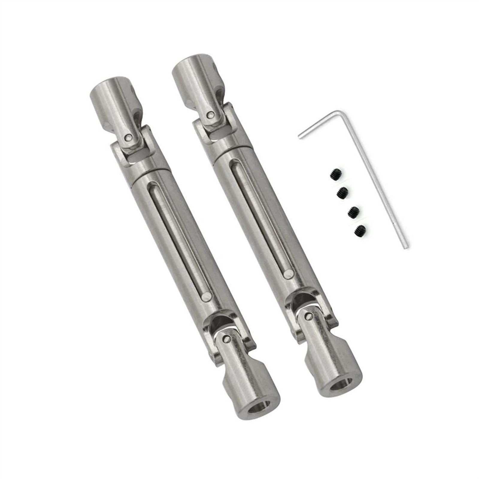 WERGHHG Für MN78 Für Cherokee 1/12 Metall Antriebswelle CVD Ersatz Modifikation RC Auto Zubehör RC Auto Upgrades Teile RC-Cars-Upgrade Teile(Silver) von WERGHHG