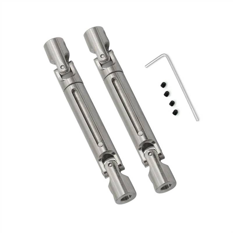 WERGHHG Für MN78 Für Cherokee 1/12 Metall Antriebswelle CVD Ersatz Modifikation RC Auto Zubehör RC Auto Upgrades Teile RC-Cars-Upgrade Teile(Silver) von WERGHHG
