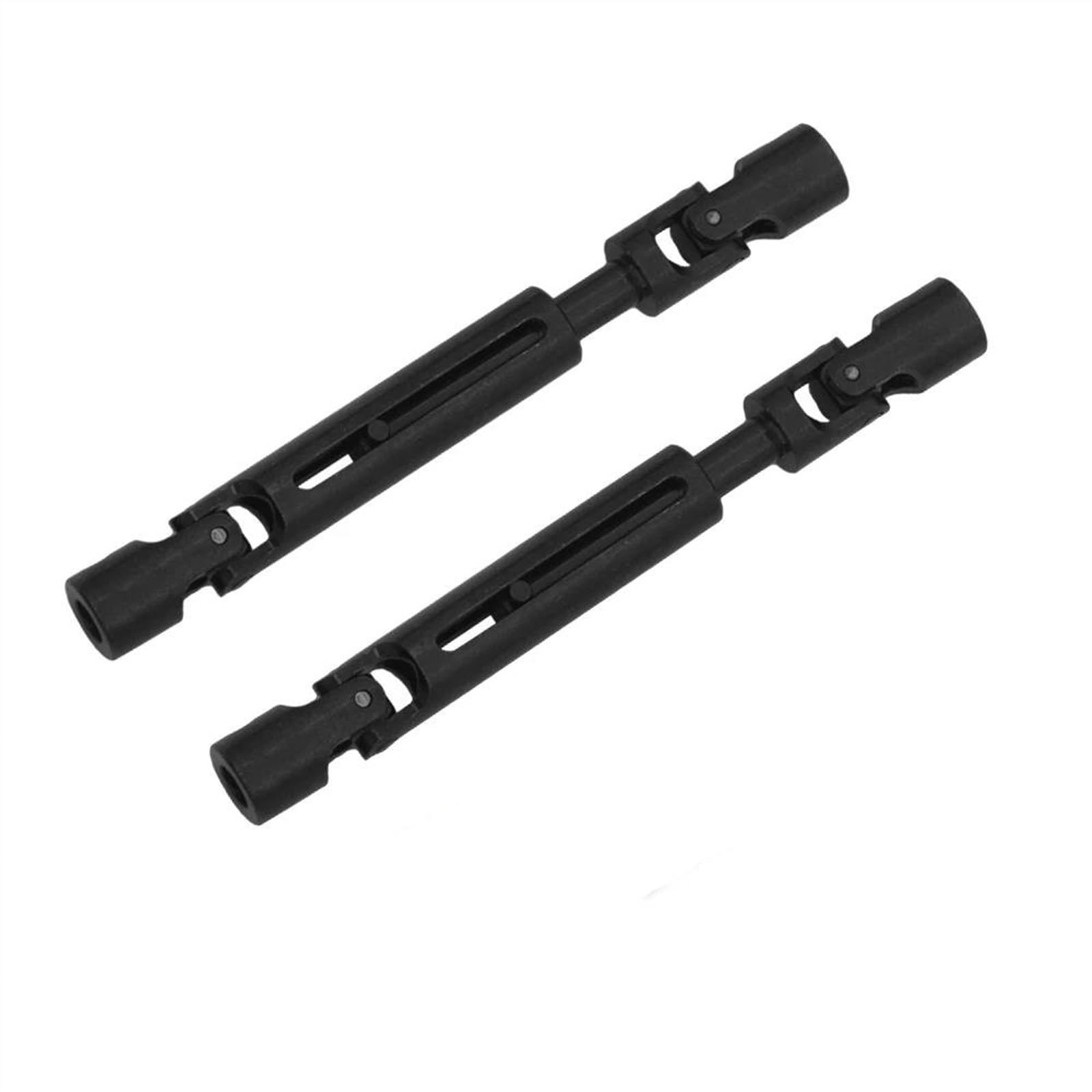 WERGHHG Für MN78 Für MN82 LC79 Metall Antriebswelle CVD Antriebswelle Mit 3mm Bis 4mm Welle Hülse Schraube 1/12 Ersatz RC Auto Zubehör RC Auto Upgrade Teile RC-Cars-Upgrade Teile(Black) von WERGHHG