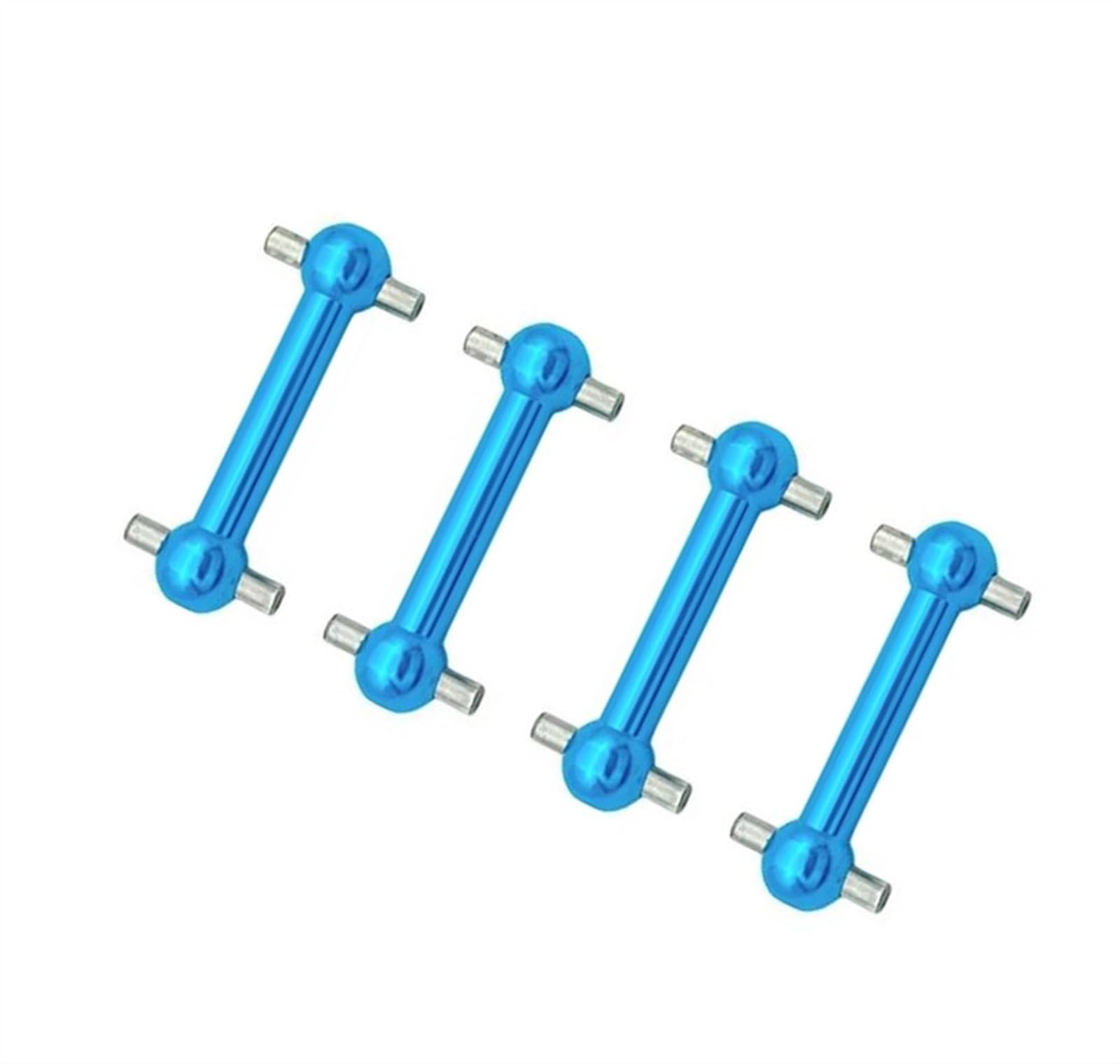 WERGHHG Für Tamiya Für TT01 TT02 TT01D TT01E TA04 1/10 Metall Für Universal Antriebswelle Änderung Antriebswelle CVD Dogbone RC Auto Upgrades Teile RC-Cars-Upgrade Teile(Blue) von WERGHHG