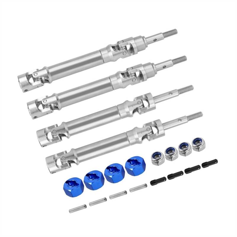 WERGHHG Für Traxxas Für Slash 2WD 4X4 Für Rustler Für Hoss Für Stampede 1/10 Vorderachse Welle Und Hintere Antriebswelle Ersatz RC Auto Upgrade Teile RC-Cars-Upgrade Teile(Multi-Colored,Set) von WERGHHG