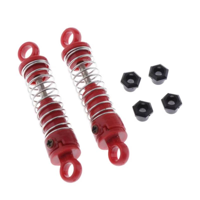 WERGHHG RC Auto Stoßdämpfer Kompatibel Mit HS 18301 18302 18311 18312 1/18 Fernbedienungsauto-Upgrade-Teile, Montierte Federn, Stoßdämpfer von WERGHHG