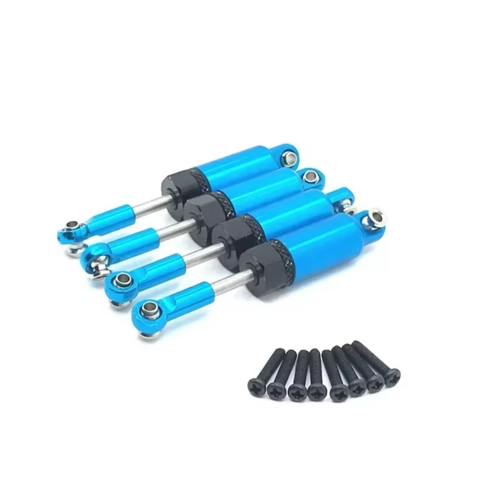 WERGHHG RC Auto Stoßdämpfer Kompatibel Mit HS 18301 18302 18311 18312 18321 18322 1/18 RC Auto Upgrade Teile Stoßdämpfer Öl Dämpfer(Blue) von WERGHHG