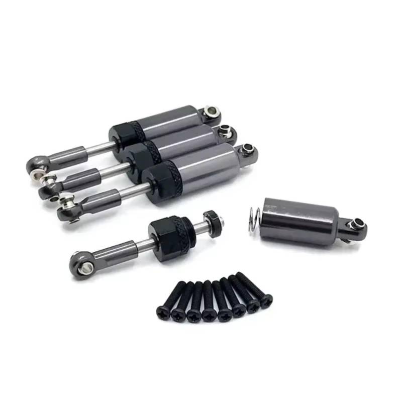 WERGHHG RC Auto Stoßdämpfer Kompatibel Mit HS 18301 18302 18311 18312 18321 18322 1/18 RC Auto Upgrade Teile Stoßdämpfer Öl Dämpfer(Gray) von WERGHHG