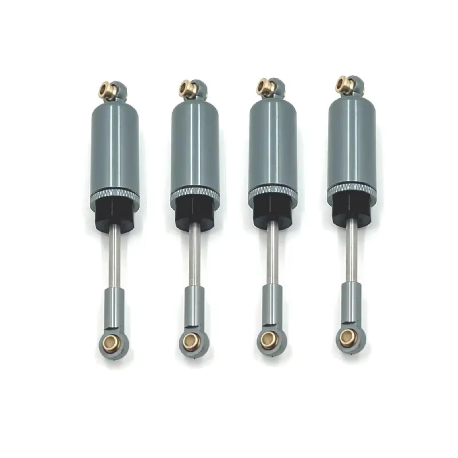 WERGHHG RC Auto Stoßdämpfer Kompatibel Mit MJX 14209 14210 1/14 Fernbedienung Auto Upgrade Teile Ersatz Zubehör Metall Stoßdämpfer Öl Dämpfer(Gray) von WERGHHG