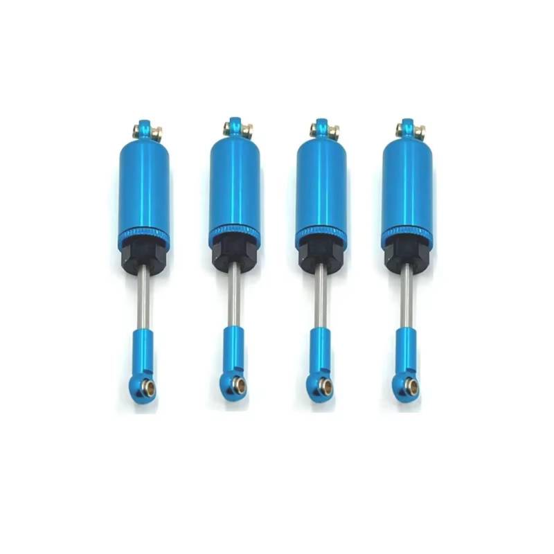 WERGHHG RC Auto Stoßdämpfer Kompatibel Mit MJX 14209 14210 1/14 Fernbedienung Auto Upgrade Teile Zubehör Metall Stoßdämpfer Öl Dämpfer(Blue) von WERGHHG
