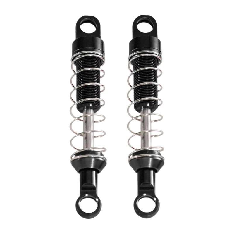 WERGHHG RC Auto Stoßdämpfer Kompatibel Mit MN99S Für MN168 Für MN78 Für MN82 1/12 RC-Auto-Upgrade-Teile Ersatzzubehör Stoßdämpfer Aus Aluminiumlegierung(1 Pair Black) von WERGHHG