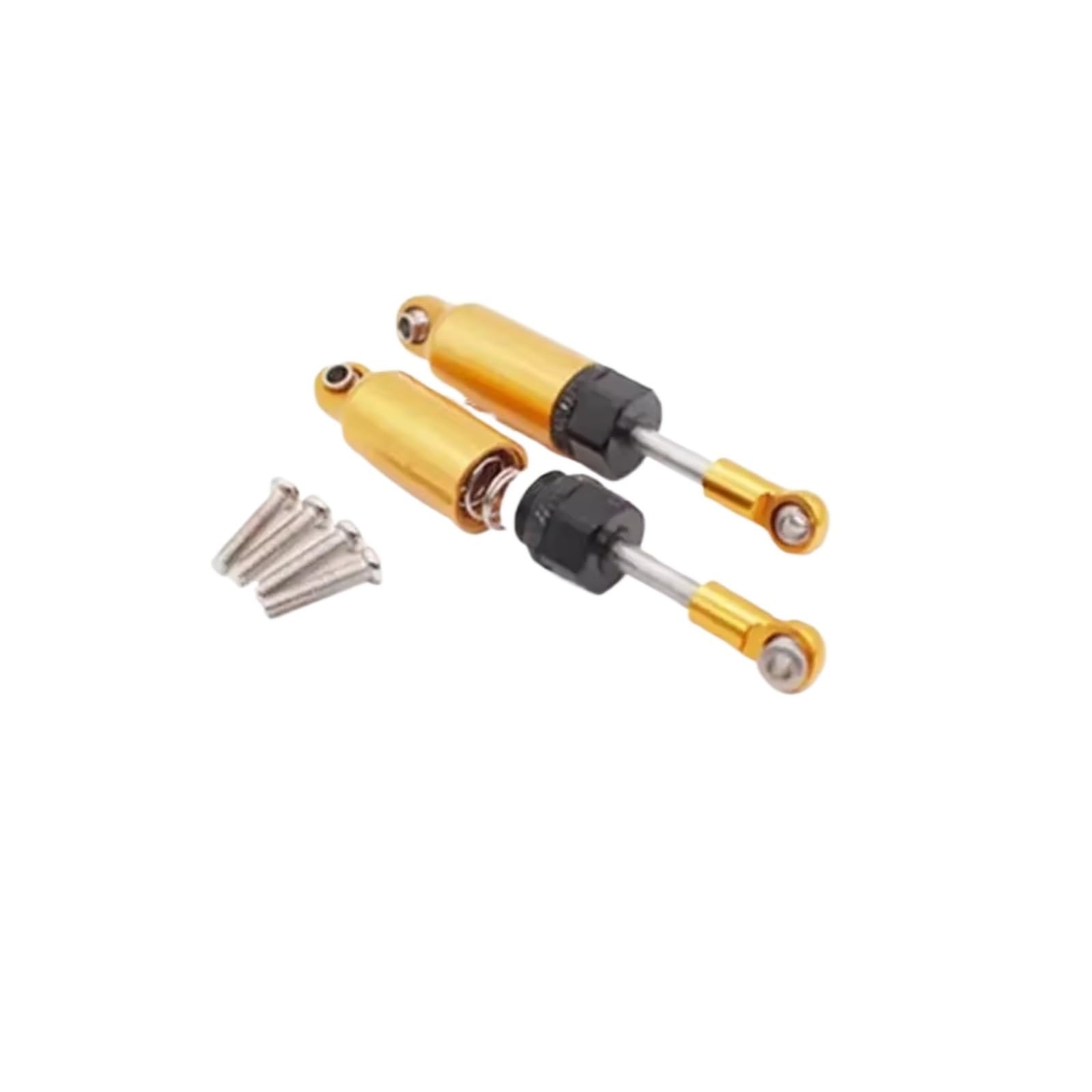 WERGHHG RC Auto Stoßdämpfer Kompatibel Mit WLtoys A959-B A949 A959 A969 A979 1/18 RC Autoteile Upgrade Metallstoßdämpfer(Yellow) von WERGHHG