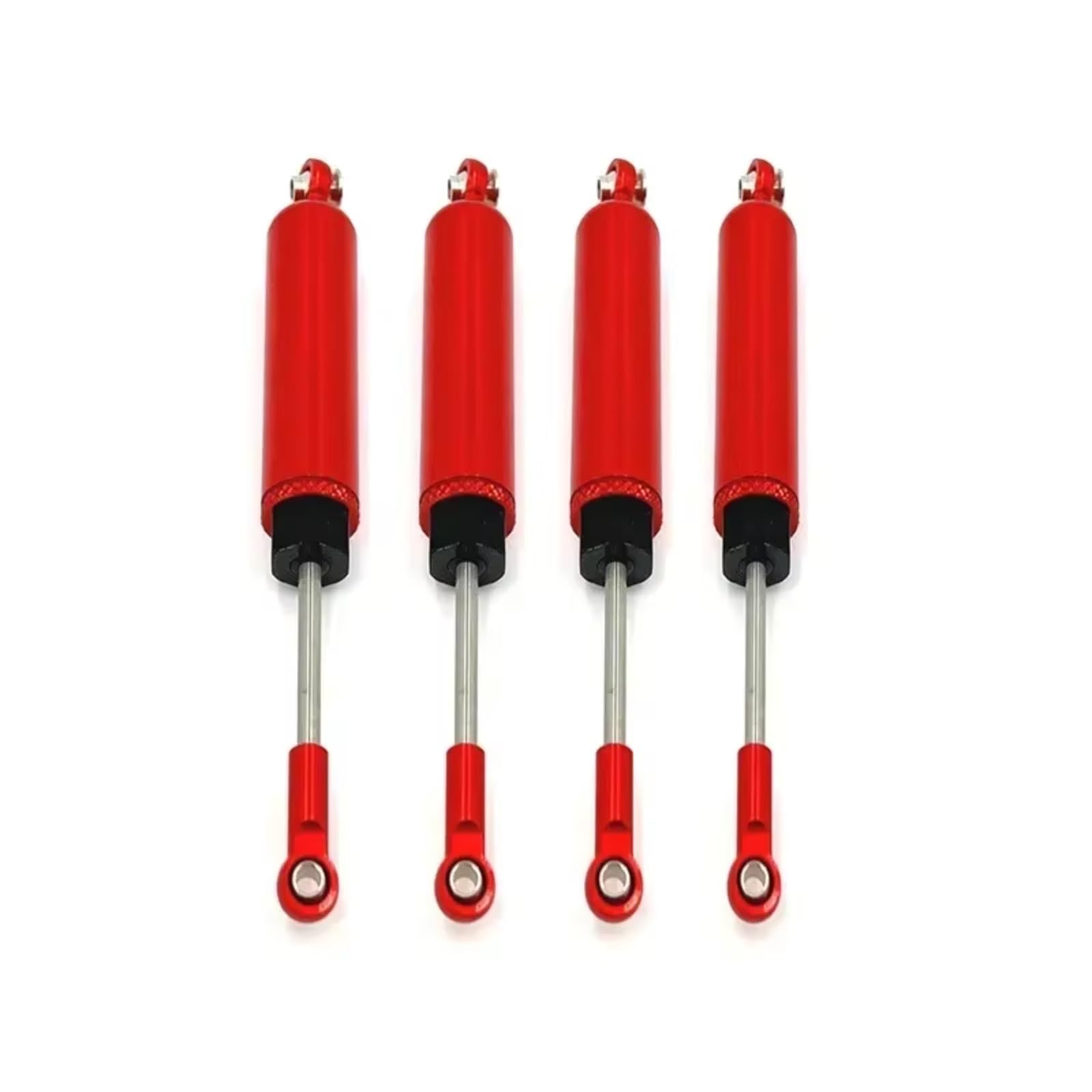 WERGHHG RC Auto Stoßdämpfer Kompatibel Mit Wltoys 104009 12402-A A323 12409 RC Auto Ersatzzubehör Öl Stoßdämpfer Dämpfer(Red) von WERGHHG