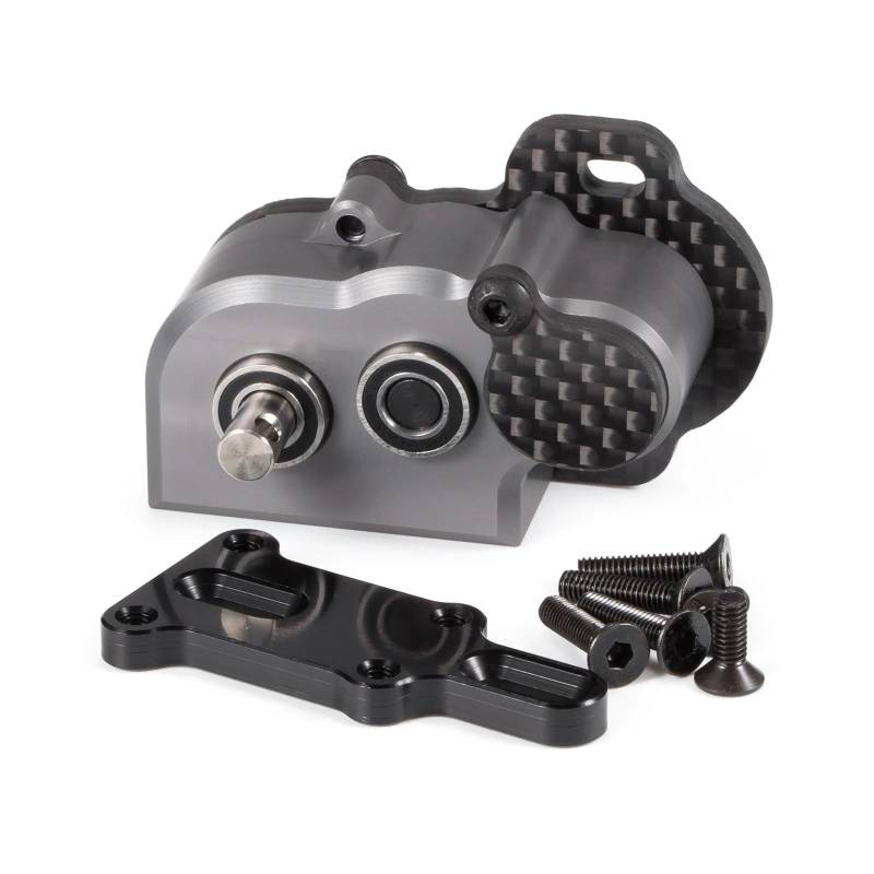 WERGHHG RC-Cars-Upgrade Teile Für 1/10 RC Crawler LCG-Chassis Für Capra F9 AR45 Achse Bearbeitete Ultraleichte Portalübertragung 48Pitch Tiny Gearbox Mit Slipper Pad(Color2) von WERGHHG