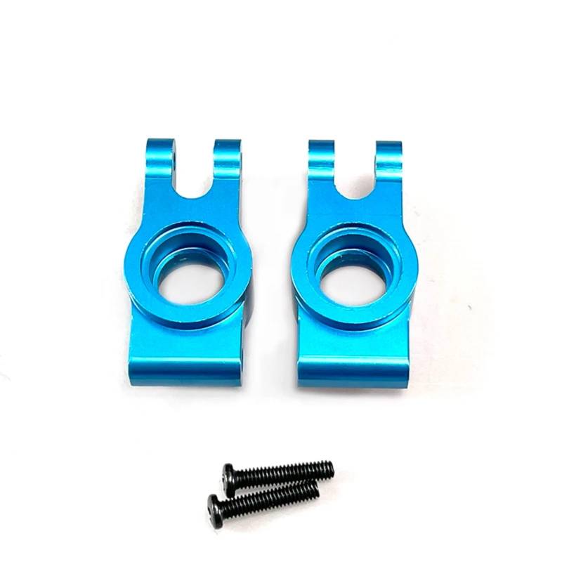 WERGHHG RC-Cars-Upgrade Teile Für MJX Für Hyper Für Go 1/14 14301 14302 RC Fernbedienung Modifizierte Zubehörteile Verbesserte Metall-Hinterradschale Hinterrad Fest(Blue) von WERGHHG