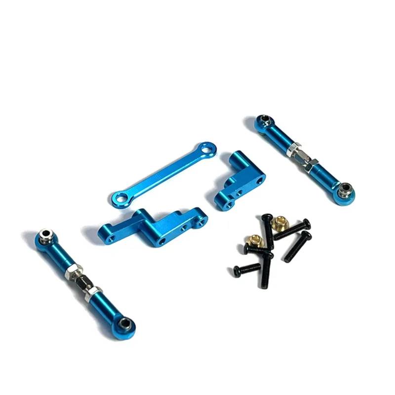 WERGHHG RC-Cars-Upgrade Teile Für MJX Für Hyper Go 16207 16208 16209 16210 H16 H16BM 1/16 RC Auto Metallteile Spurstange Montage RC Auto Ersatz DIY Teile(Blue) von WERGHHG