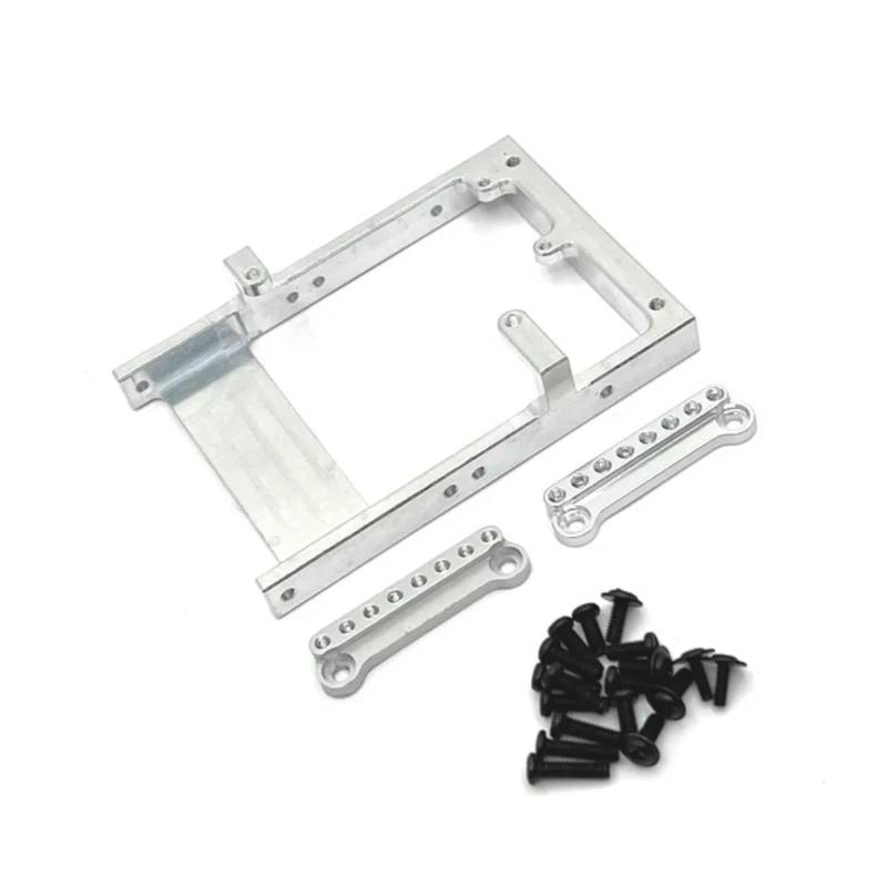 WERGHHG RC-Cars-Upgrade Teile Für MN 1/12 D90 D91 D96 MN98 MN99S RC Teile Metall Verbesserte Servo Fach Aufhängung Halterung Modifizierte Teile(White) von WERGHHG
