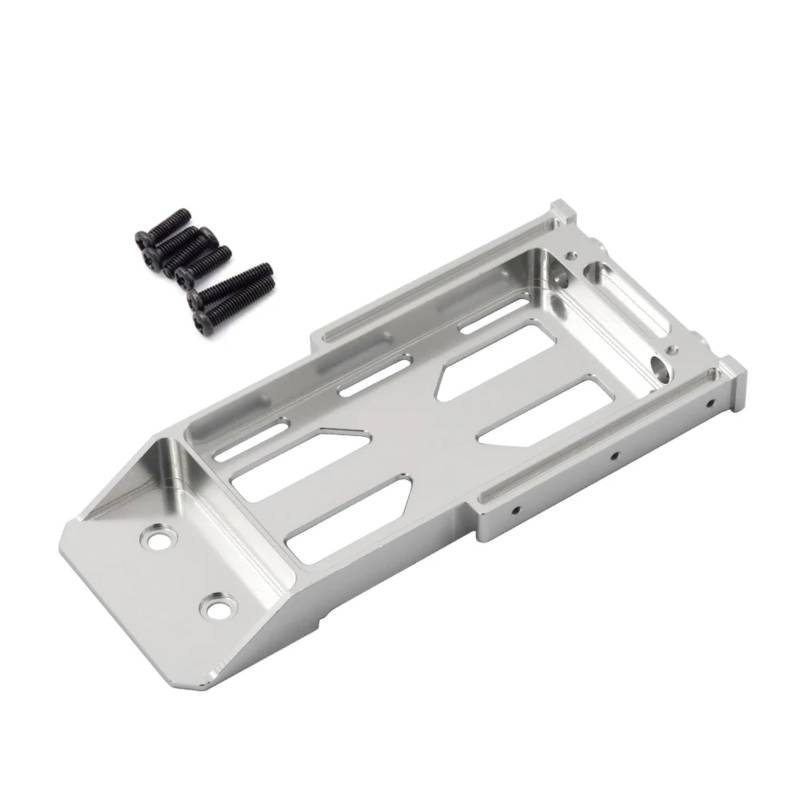 WERGHHG RC-Cars-Upgrade Teile Für MN MN86 MN86S MN86KS MN128 4WD G500 1/12 Crawler RC Auto Modifizierte Teile Metall Upgrade Batterie Halterung RC Auto Modifiziertes Zubehör(Silver) von WERGHHG