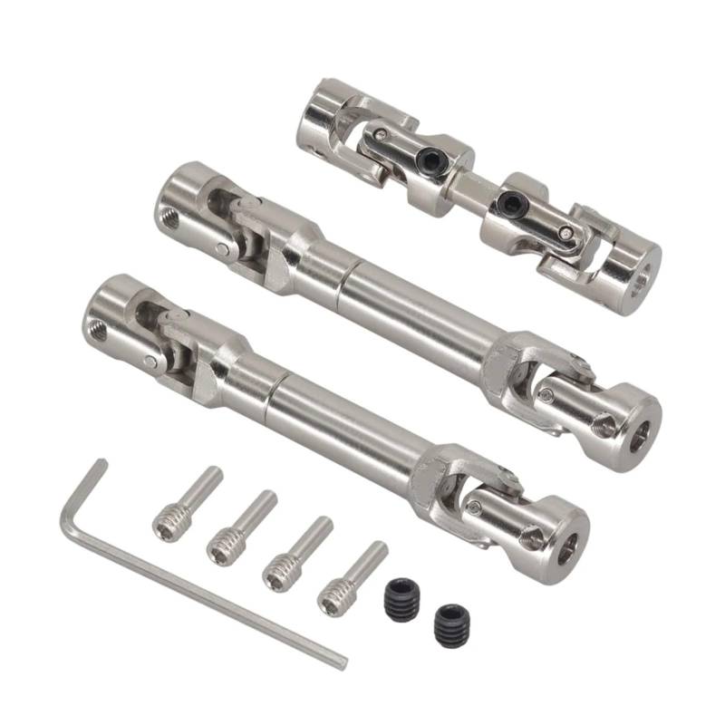 WERGHHG RC-Cars-Upgrade Teile Für MN128 MN86 MN86S MN86K MN86KS MN G500 1/12 RC Crawler Auto Metall Stahl Antriebswelle Antriebswelle CVD RC Auto Upgrade Teile Zubehör(1 Set) von WERGHHG