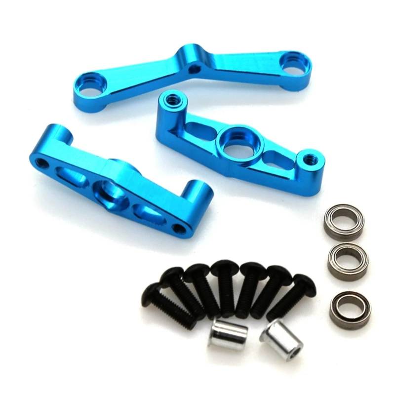 WERGHHG RC-Cars-Upgrade Teile Für Tamiya TT02 1/10 RC Upgrades Teile Ersatz Zubehör Metall Lenkung Montage Mit Lager Modifizierte Teile von WERGHHG