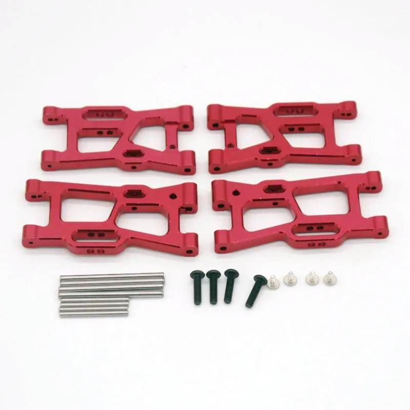 WERGHHG RC-Cars-Upgrade Teile Für Wltoys 124008 124010 144001 144002 144010 144016 144018 124016 124017 124018 124019 RC Fernbedienung Auto Schaukel Arm Upgrade Teile(Red) von WERGHHG