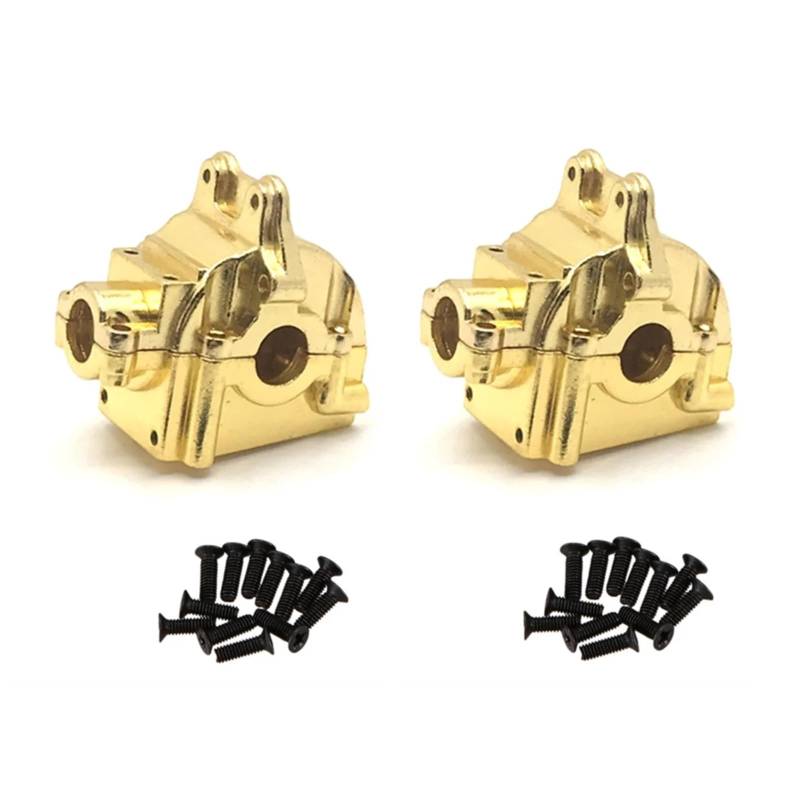 WERGHHG RC-Cars-Upgrade Teile Für Wltoys 144001 144002 144010 124016 124017 124018 124019 RC Metall Getriebe Shell Differential Gehäuse Getriebe Box Upgrades Teile(Color2,2pcs) von WERGHHG