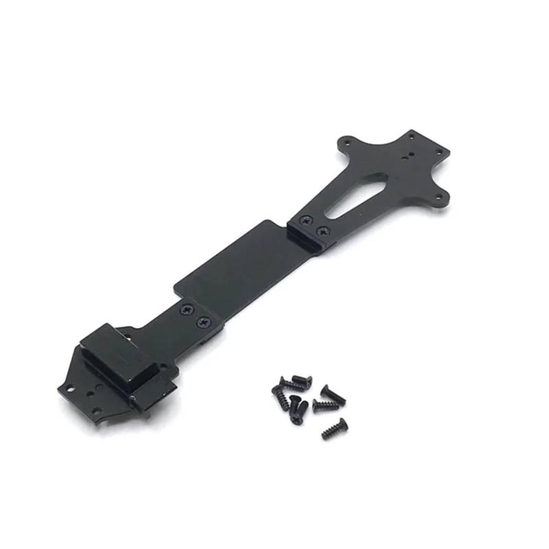 WERGHHG RC-Cars-Upgrade Teile Für Wltoys 144001 144010 144002 1/14 RC Autoteile Metall-Upgrade-Refit Zweite Bodenplatte Fernbedienung Automodifikationen(Black) von WERGHHG