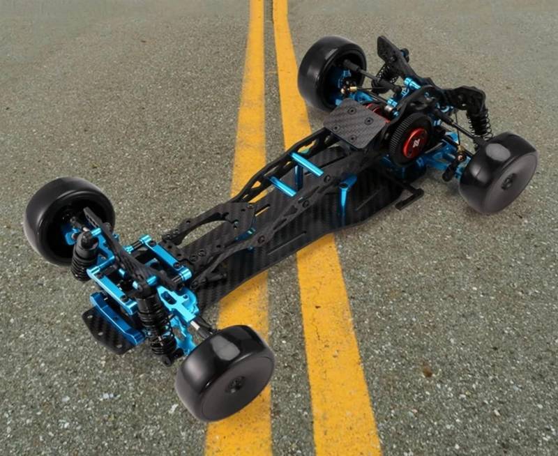 WERGHHG RC-Cars-Upgrade Teile RC Auto Center Drive Drift Racing Rahmen 1/10 D5S RC Auto Carbon Rahmen DIY KIT High Speed ​​Racing Modell Modifizierte Teile von WERGHHG