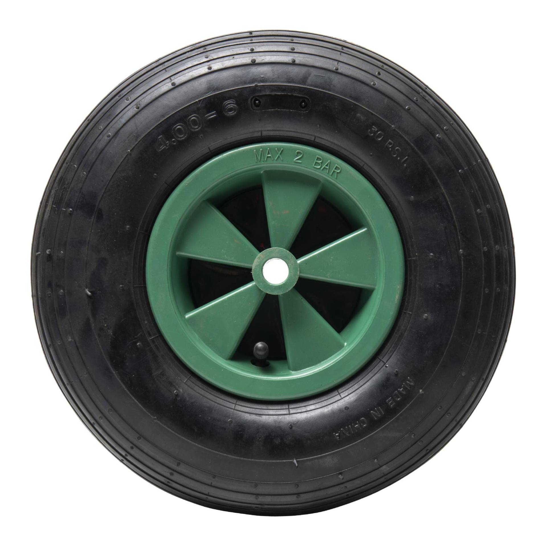 Grüne Luftreifen WERKA PRO 325x85 Bohrung 16mm Grüne Luftreifen WERKA PRO 325x85 Bohrung 16mm von WERKA PRO