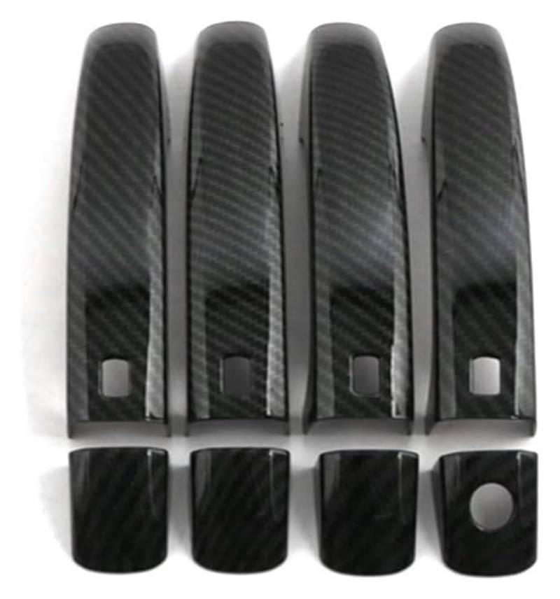 Auto Außentürgriffabdeckung Für A4 B8 A5 8T 8F Q3 8U Q5 8R ABS Carbon Tor Türgriff Trim Rahmen Aufkleber Abdeckung Außen Dekoration von WERKFNKBNH