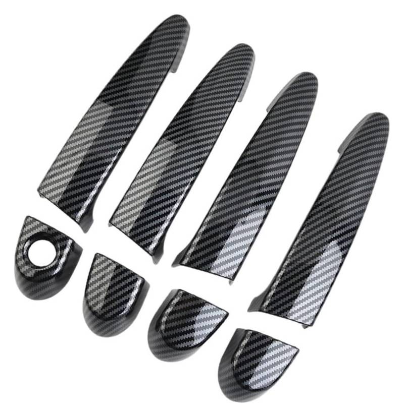 Auto Außentürgriffabdeckung Für B&MW E87 E90 E91 E92 E93 F30 X1 X2 X3 X4 X5 X6 2005-2012 Zubehör 4 Teile/satz Türgriffabdeckungen Zierleisten(Carbon Fiber Pattern) von WERKFNKBNH