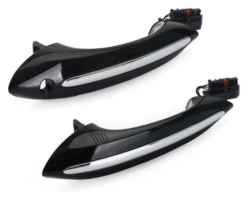 Auto Außentürgriffabdeckung Für B&MW F10 F01 Autoteile Schwarz Außen Links + Rechts Außentürgriff 51217231931/51217231934 Außentürgriff(L and R) von WERKFNKBNH