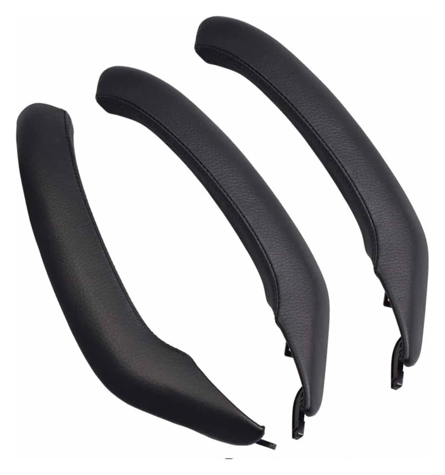 Auto Außentürgriffabdeckung Für B&MW X3 X4 F25 F26 2010-2016 Autoinnenraum Links Rechts Beifahrertürgriff Greifen Lederabdeckung Verkleidung Ersatz(Rhd Black Set) von WERKFNKBNH