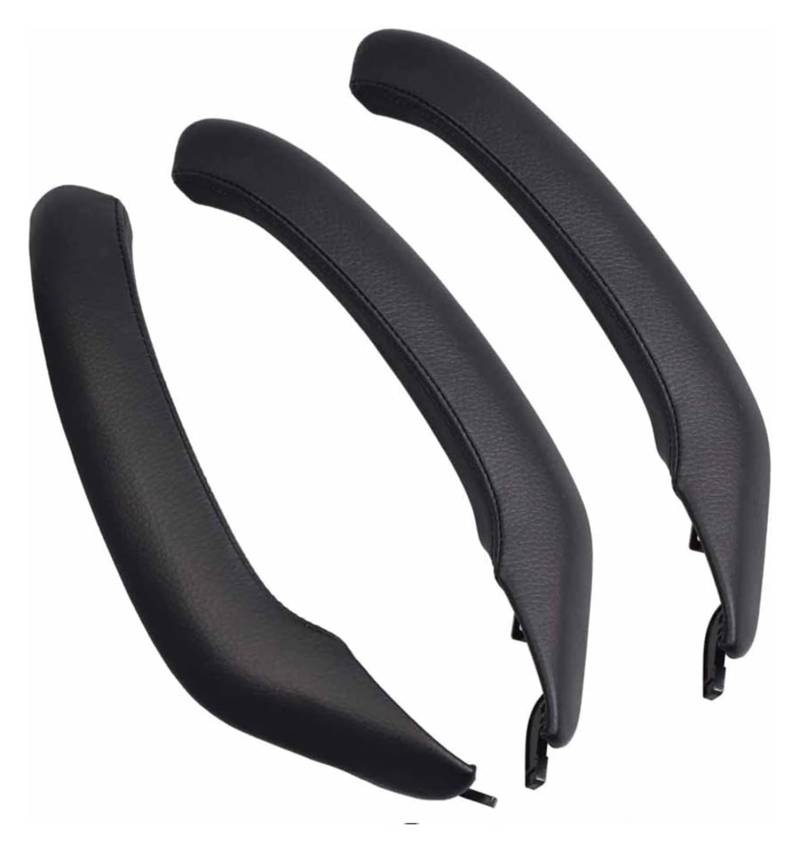 Auto Außentürgriffabdeckung Für B&MW X3 X4 F25 F26 2010-2016 Autoinnenraum Links Rechts Beifahrertürgriff Greifen Lederabdeckung Verkleidung Ersatz(Rhd Black Set) von WERKFNKBNH