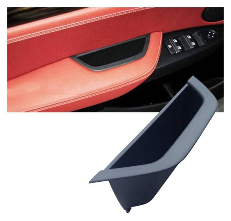 Auto Außentürgriffabdeckung Für B&MW X3 X4 F25 F26 2010-2016 LHD Innenausstattung Autozubehör Innentür Armlehne Panel Türzuziehgriff Set(Front Left Black) von WERKFNKBNH