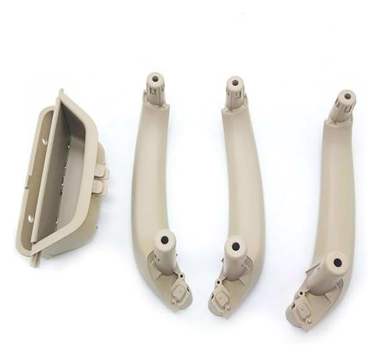 Auto Außentürgriffabdeckung Für B&MW X4 F26 X3 F25 2011-2017 Innentüren Panel Griff Bar Pull Trim Abdeckung Auto Innentürgriffe Trim(Beige) von WERKFNKBNH