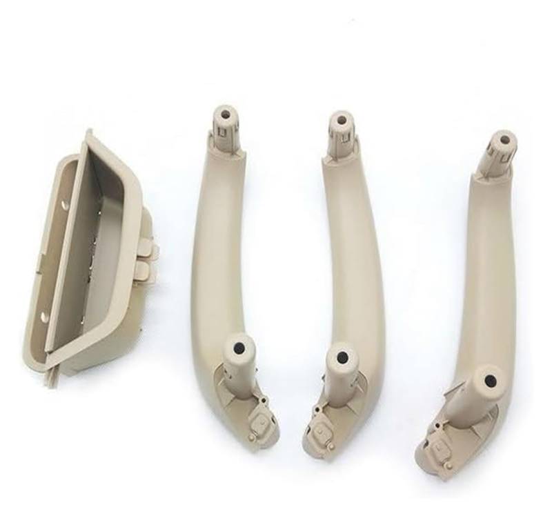 Auto Außentürgriffabdeckung Für B&MW X4 F26 X3 F25 2011-2017 Innentüren Panel Griff Bar Pull Trim Abdeckung Auto Innentürgriffe Trim(Beige) von WERKFNKBNH