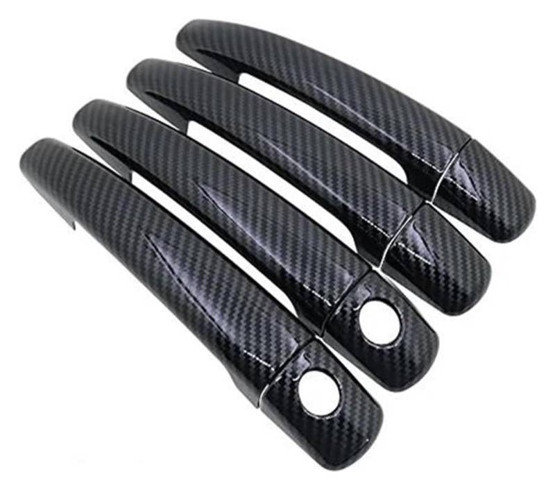 Auto Außentürgriffabdeckung Für Berlingo MK2 2009-2018 Autotürgriffabdeckung Außenteil Aufkleber Türgriffabdeckung(4Handle 2 Keyhole) von WERKFNKBNH