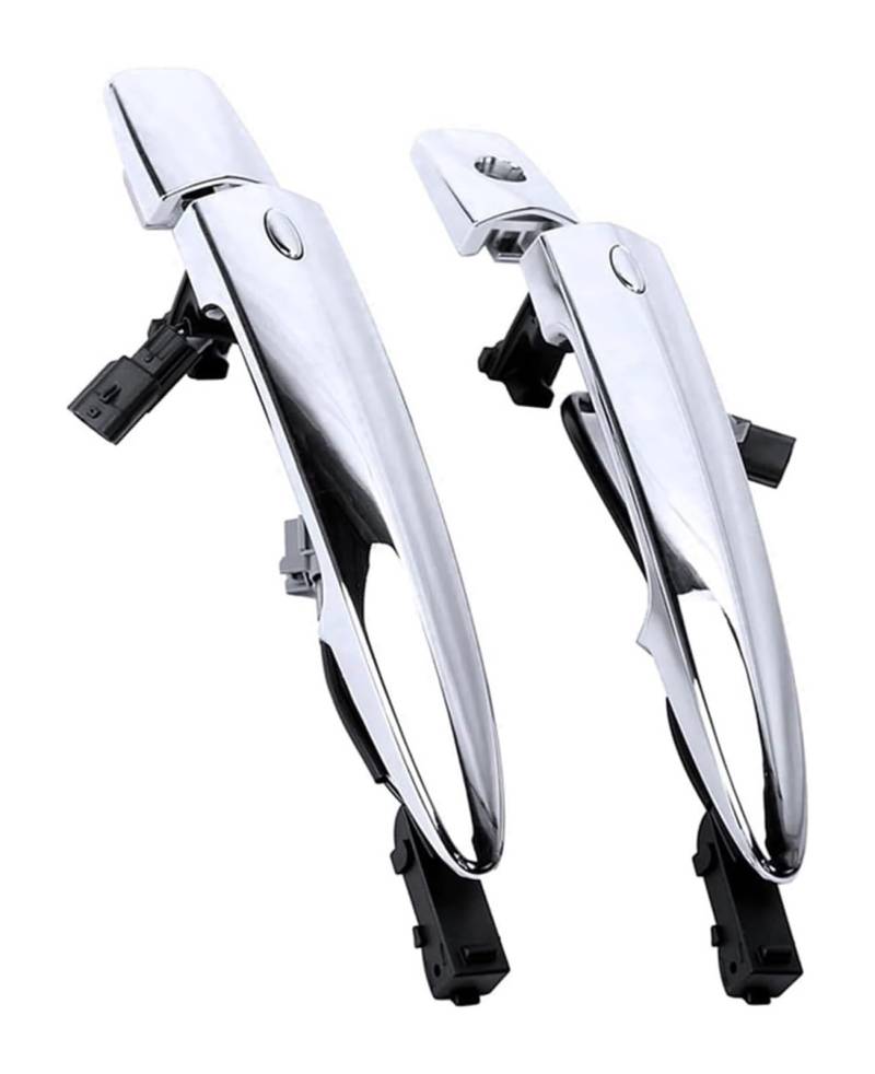 Auto Außentürgriffabdeckung Für Blatt Für Maxima Für Murano Für Sentra 2 Stücke Auto Front Chrom Außentür Griffe ABS 826469N00A 806451AA0A von WERKFNKBNH