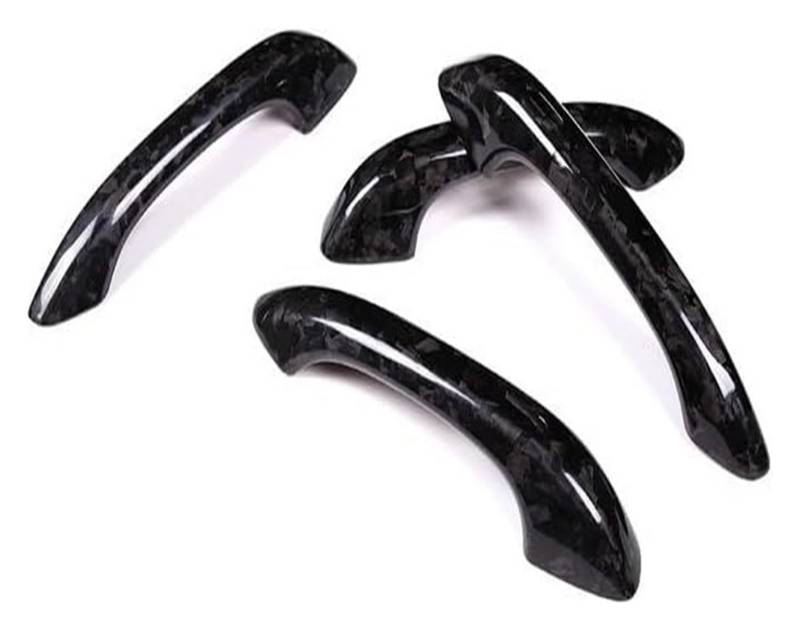 Auto Außentürgriffabdeckung Für Cayenne 2018 2019 2020 2021 2022 2023 Real Carbon Fiber Auto Türgriff Abdeckung Trim Aufkleber(Forged Pattern) von WERKFNKBNH