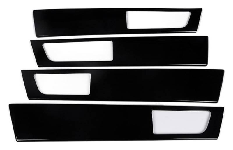 Auto Außentürgriffabdeckung Für Discovery 4 LR4 2010-2016 ABS Chrom Innen Türgriff Panel Abdeckung Trim Auto Zubehör(Schwarz) von WERKFNKBNH