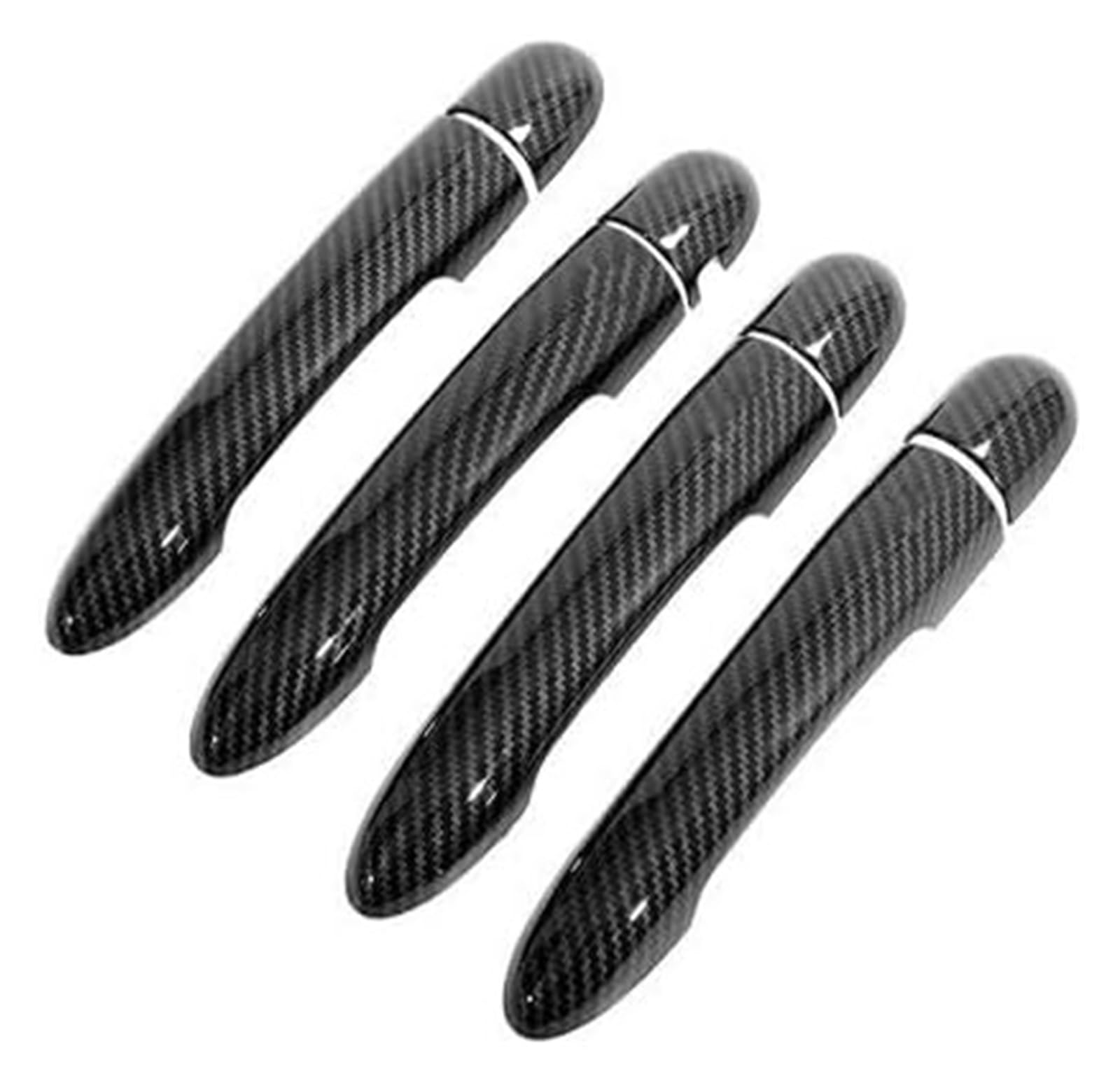Auto Außentürgriffabdeckung Für Fluence Für Samsung SM3 2009-2020 Carbon Faser Äußere Türgriff Abdeckung Auto Dekoration Zubehör Styling Aufkleber Trim(Handle No Button) von WERKFNKBNH