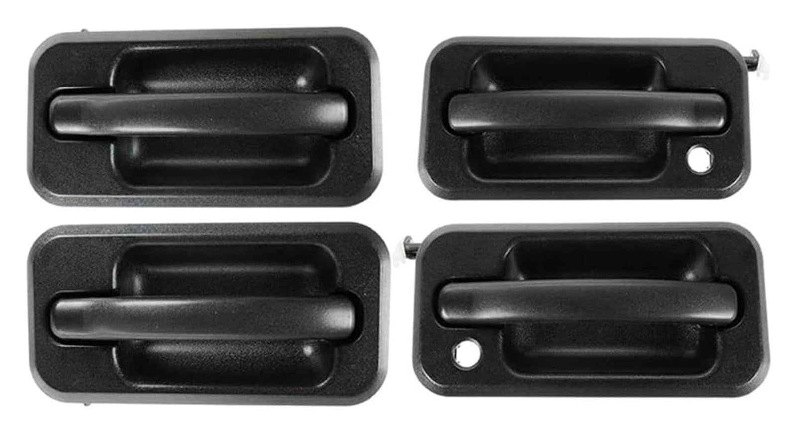 Auto Außentürgriffabdeckung Für Hummer H2 2003–2009 Schwarz Strukturiert 131609870457 15104792 10360326 Auto-Außentürgriff-Set(4 Pcs Set) von WERKFNKBNH